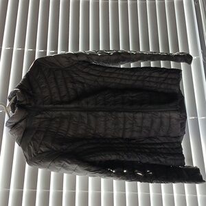 32 Degrees Women's Lightweight Packable Hooded Jacket Gray Small